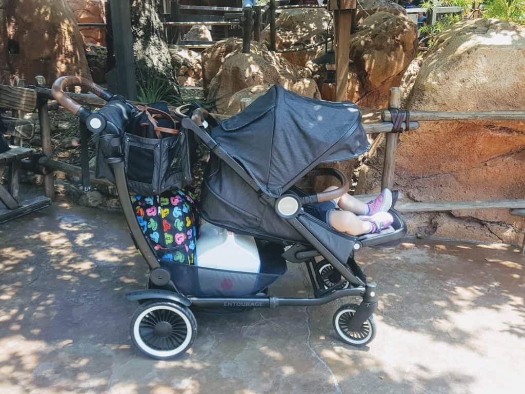 Headed to Disney? See how the Austlen Entourage stacks up as the perfect stroller for Disney! Whether you are headed to Disneyland or Disney World, this stroller will make you day even more magical! | The Mom Friend