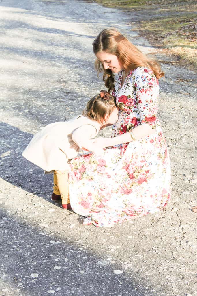 Summer maxi dress maternity fashion